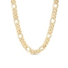 Thumbnail Image 1 of 2.5mm Figaro Chain Necklace in Hollow 14K Gold - 18&quot;