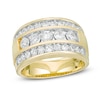 Thumbnail Image 1 of Men's 2 CT. T.W. Diamond Five Stone Triple Row Ring in 14K Gold