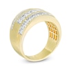 Thumbnail Image 2 of Men's 2 CT. T.W. Diamond Five Stone Triple Row Ring in 14K Gold