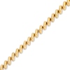 Thumbnail Image 0 of Italian Gold 8.0mm San Marco Chain Bracelet in Hollow 14K Gold – 7.25"