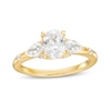 Thumbnail Image 1 of Vera Wang Love Collection 1-1/2 CT. T.W. Certified Oval Diamond Engagement Ring in 14K Gold (I/SI2)