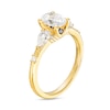 Thumbnail Image 3 of Vera Wang Love Collection 1-1/2 CT. T.W. Certified Oval Diamond Engagement Ring in 14K Gold (I/SI2)