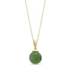 Thumbnail Image 1 of 8.0mm Jade Ball Pendant in 14K Gold