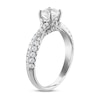Thumbnail Image 1 of Royal Asscher® 1-1/5 CT. T.W. Diamond Twist Shank Engagement Ring in 14K White Gold