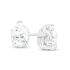 Thumbnail Image 0 of 1 CT. T.W. Certified Pear-Shaped Lab-Created Diamond Solitaire Stud Earrings in 14K White Gold (F/SI2)