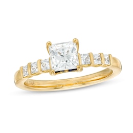 Vera Wang Love Collection 1 CT. T.W. Princess-Cut Diamond Engagement Ring in 14K Gold