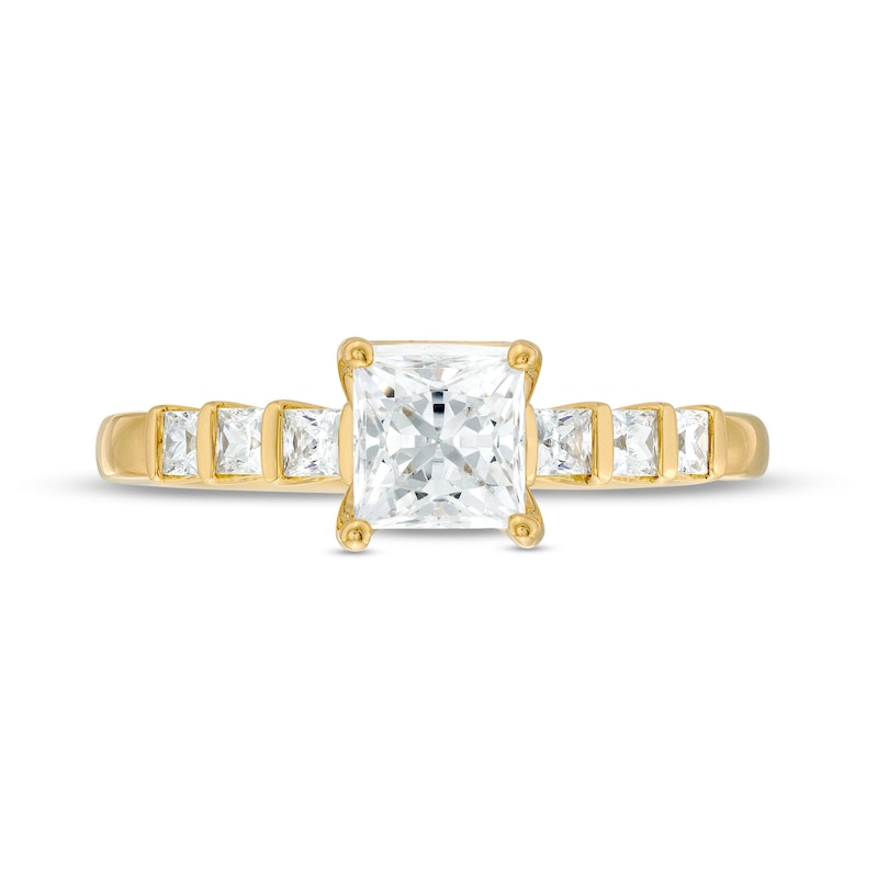 Vera Wang Love Collection 1 CT. T.W. Princess-Cut Diamond Engagement Ring in 14K Gold