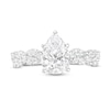 Thumbnail Image 4 of 2 CT. T.W. Certified Pear-Shaped Lab-Created Diamond Twist Shank Engagement Ring in 14K White Gold (F/VS2)