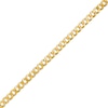 Thumbnail Image 0 of 3.6mm Diamond-Cut Curb Chain Anklet in Hollow 10K Gold - 10"