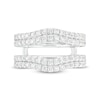 Thumbnail Image 2 of 1-1/2 CT. T.W. Certified Lab-Created Diamond Contour Double Row Solitaire Enhancer in 14K White Gold (F/VS2)