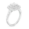 Thumbnail Image 3 of 1-3/4 CT. T.W. Certified Princess-Cut Lab-Created Diamond Double Frame Engagement Ring in 14K White Gold (F/VS2)