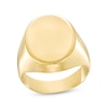 Thumbnail Image 0 of Men's Oval Signet Ring in 10K Gold