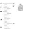 Thumbnail Image 3 of Enchanted Disney Cinderella 3/8 CT. T.W. Quad Princess-Cut Diamond Frame Stud Earrings in Sterling Silver