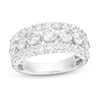 Thumbnail Image 1 of 2-1/2 CT. T.W. Certified Lab-Created Diamond Triple Row Anniversary Band in 14K White Gold (F/VS2)