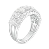 Thumbnail Image 3 of 2-1/2 CT. T.W. Certified Lab-Created Diamond Triple Row Anniversary Band in 14K White Gold (F/VS2)