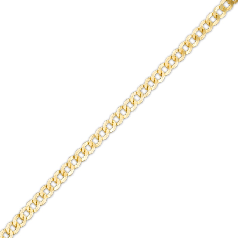 Main Image 1 of 2.7mm Curb Chain Bracelet in Solid 14K Gold - 7.5&quot;