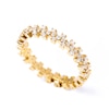 Thumbnail Image 1 of 5/8 CT. T.W. Lab-Created Diamond Scatter Eternity Band in 14K Gold - Size 6.75