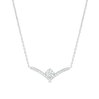 Effy Initial Womens 1/7 CT. T.W. Genuine White Diamond Pendant Necklace, One Size, Neckla… in 2023