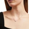 Thumbnail Image 2 of You're the One™ 1/3 CT. T.W. Certified Lab-Created Diamond Chevron Necklace in 14K White Gold (F/SI2) – 18.5&quot;