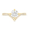 Thumbnail Image 5 of You're the One™ 1-1/5 CT. T.W. Certified Lab-Created Diamond Chevron Engagement Ring in 14K Gold (F/SI2)