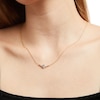 Thumbnail Image 2 of You're the One™ 5/8 CT. T.W. Certified Lab-Created Diamond Chevron Necklace in 14K Gold (F/SI2) – 18.5&quot;