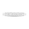 Thumbnail Image 2 of 1/5 CT. T.W. Diamond Five Stone Anniversary Band in 10K White Gold