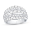 Thumbnail Image 0 of 2 CT. T.W. Diamond Multi-Row Anniversary Band in 10K White Gold