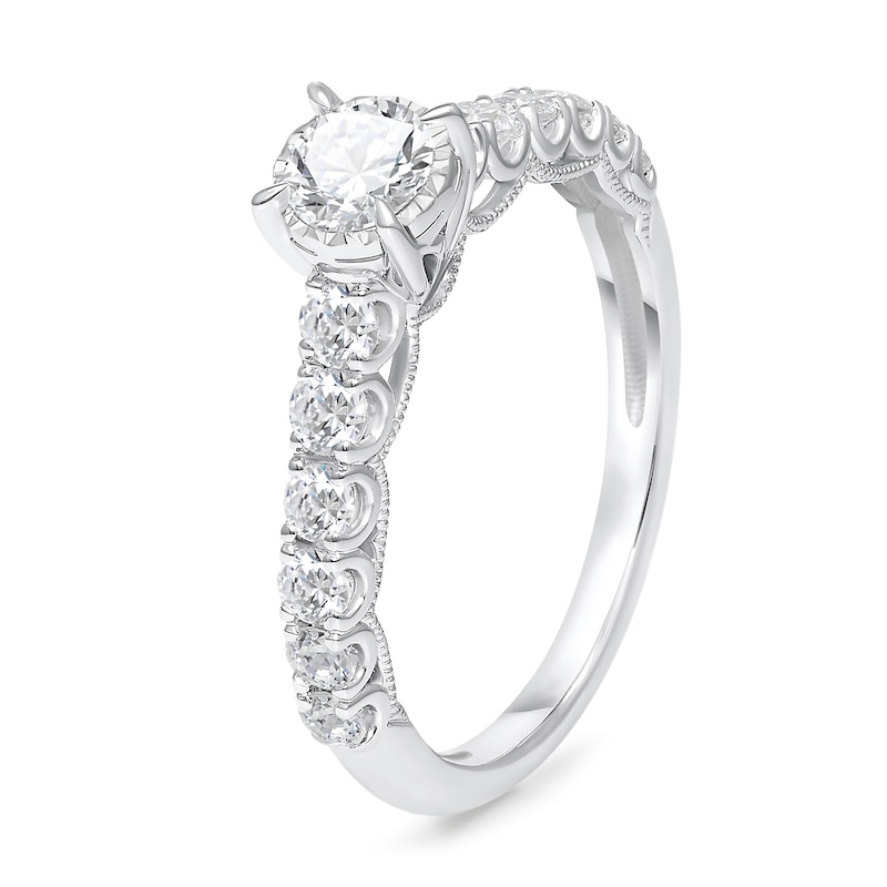 1 CT. T.W. Diamond Engagement Ring in 10K White Gold | Zales Outlet