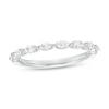 Thumbnail Image 1 of Kleinfeld® x Zales 1/2 CT. T.W. Certified Marquise Lab-Created Diamond Eight Stone Anniversary Band in Platinum (F/VS2)