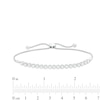 Thumbnail Image 3 of 1-1/2 CT. T.W. Certified Lab-Created Diamond Bolo Bracelet in 14K White Gold (F/SI2) - 9.5&quot;