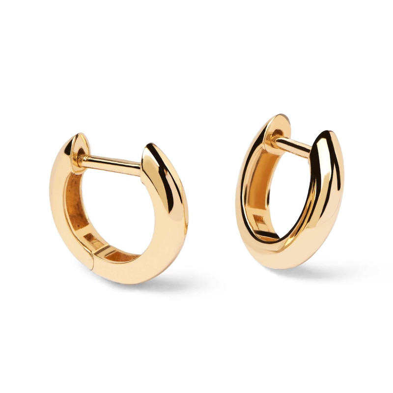 Bold Huggie Hoop Earrings in 14K Gold | Zales Outlet