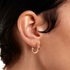 Thumbnail Image 2 of Huggie Hoop Earrings in 14K Gold