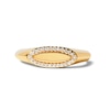 Thumbnail Image 1 of 1/10 CT. T.W. Lab-Created Diamond Frame Elongated Oval Ring in 14K Gold