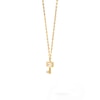 Thumbnail Image 4 of 1/20 CT. T.W. Baguette and Round Lab-Created Diamond Key Pendant in 14K Gold – 19.69&quot;