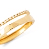 Thumbnail Image 6 of 1/20 CT. T.W. Lab-Created Diamond Open Shank Ring in 14K Gold