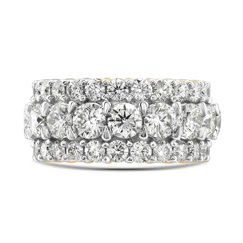 5 CT. T.W. Diamond Triple Row Anniversary Band in 14K Gold