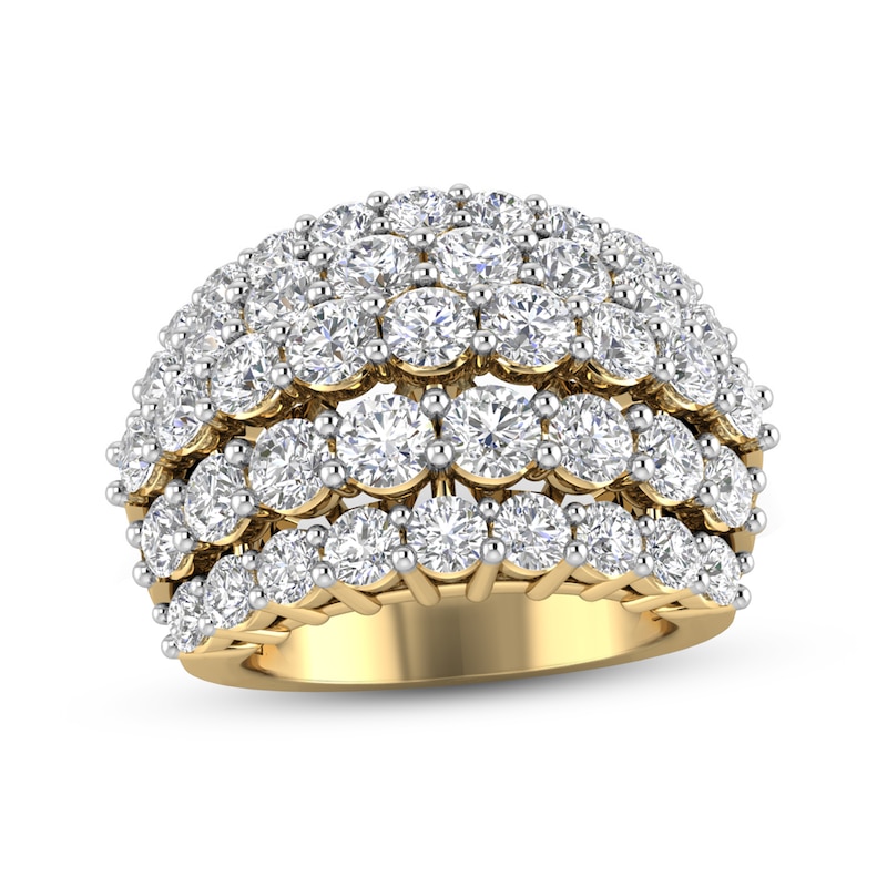 5 CT. T.W. Diamond Multi-Row Anniversary Band in 14K Gold | Zales Outlet