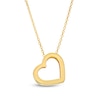 Thumbnail Image 1 of Tilted Heart Outline Pendant in 10K Gold