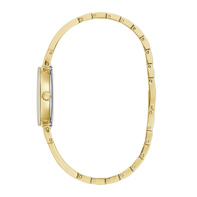 Main Image 2 of Ladies' Marc Anthony Modern Diamond Accent Gold-Tone Bangle Watch with Champagne Dial (Model: 97P164)