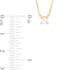 Thumbnail Image 4 of 1/3 CT. Certified Lab-Created Diamond Solitaire Necklace in 14K Gold (F/SI2)