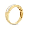 Thumbnail Image 3 of Men's 3/4 CT. T.W. Diamond Seven Stone Wedding Band in 10K Gold