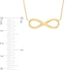 Thumbnail Image 4 of Infinity Loop Necklace in 10K Gold