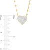 Thumbnail Image 4 of 1/4 CT. T.W. Multi-Diamond Heart Necklace in 10K Gold