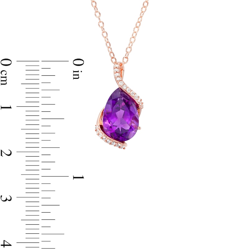 Teardrop Sapphire Necklace Rose Gold | Luo, 18K Yellow Gold