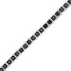 Thumbnail Image 1 of 3 CT. T.W. Black Diamond Tennis Bracelet in Sterling Silver - 7.5&quot;