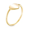 Thumbnail Image 3 of Flat Heart Ring in 10K Gold