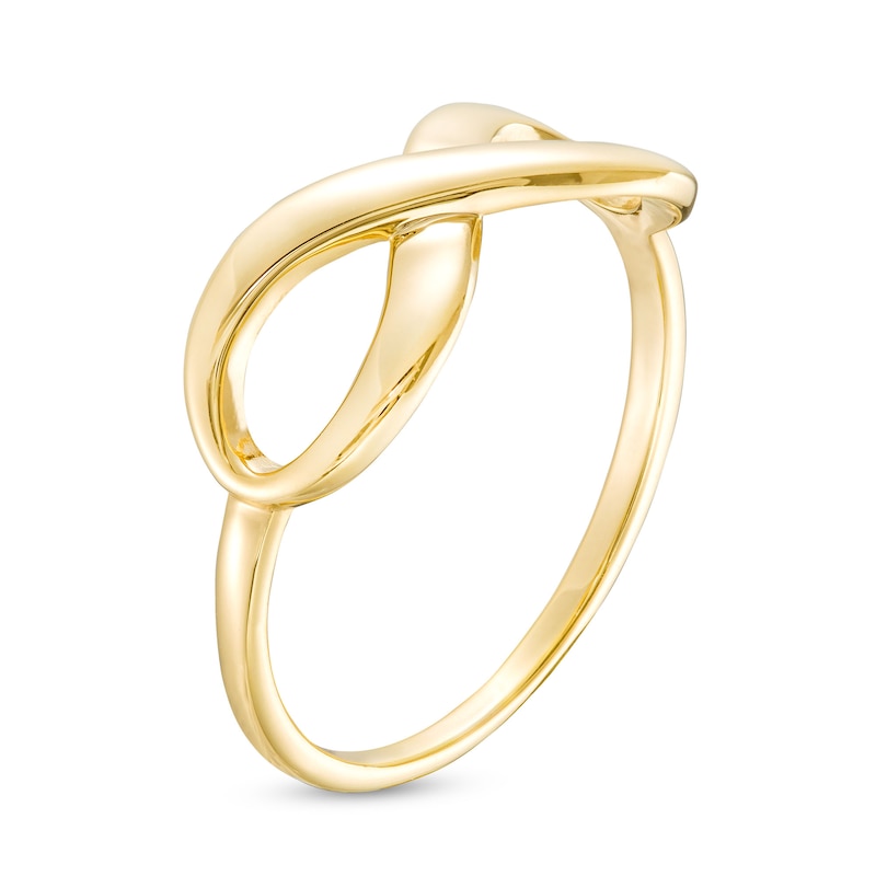 Infinity Loop Ring in 10K Gold