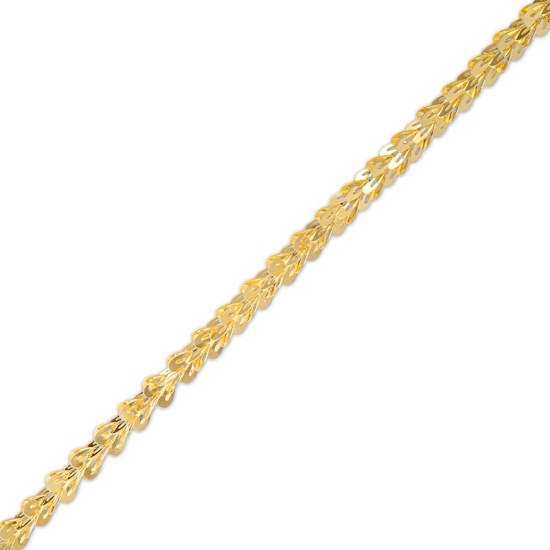 Main Image 1 of Heart Link Bracelet in 10K Gold – 7.25&quot;