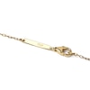 Thumbnail Image 8 of 1/4 CT. T.W. Lab-Created Diamond Open Frame &quot;F&quot; Initial Pendant in 14K Gold - 19.5&quot;