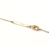 Thumbnail Image 9 of 1/4 CT. T.W. Lab-Created Diamond Open Frame &quot;G&quot; Initial Pendant in 14K Gold - 19.5&quot;